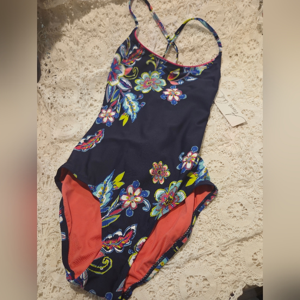 Anne Cole One Piece Bathing Suit NWTS - Size 6